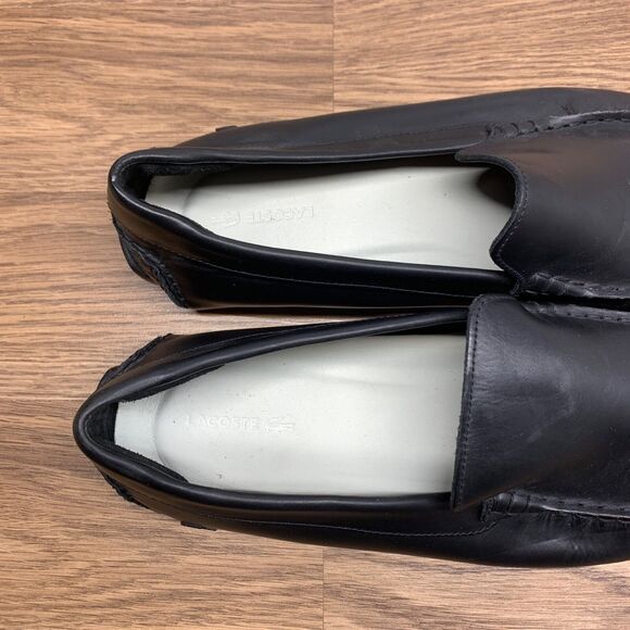 Lacoste Mens Piloter 117 1 Loafer Fashion Black Size 11 US Casual Shoes Slip On‎